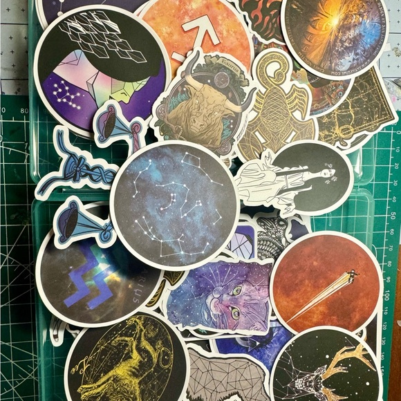 Assorted Artistic Sticker Pack - Picture 2 of 3
